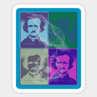 Poe Pop Art Sticker